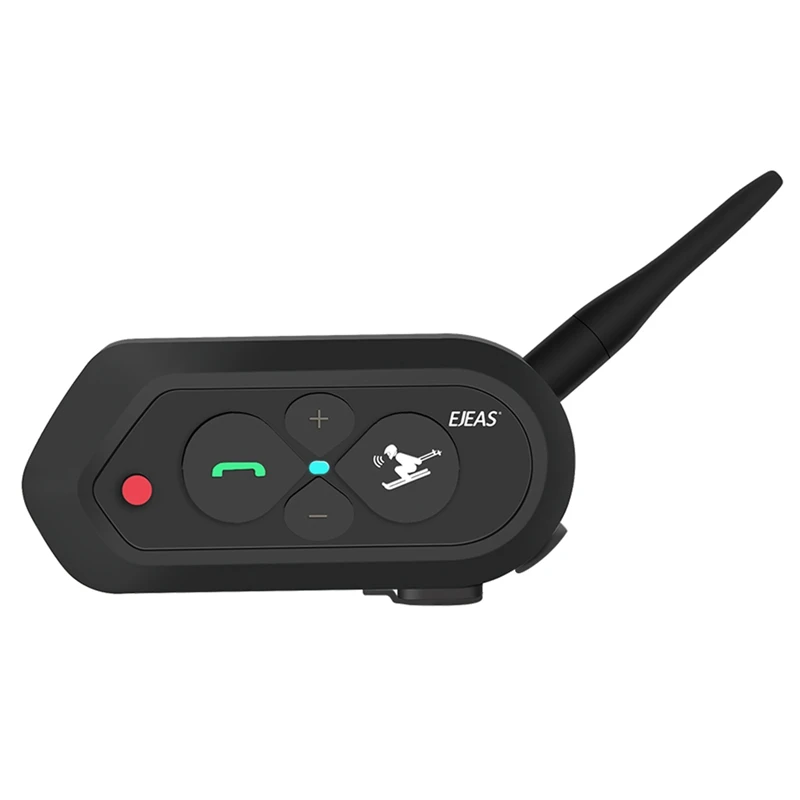 

Ejeas Ski10 1200M Ski Bluetooth Communicator Helmet Walkie Talkie Headset 500Mah Aux For Two Skiers