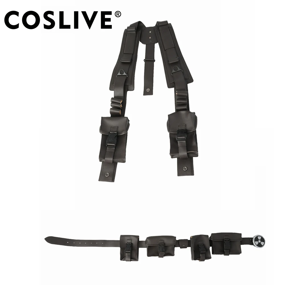

Coslive Duke of Doom Cosplay PU Belt Costume Props One Size And Fit For Most Of People Duke Nukem Halloween Cosplay Costume