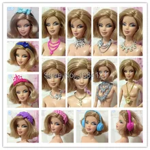 2016 new 50pcs lot wholesale doll necklaces jewelry hair accessories for barbie doll accessories for barbie