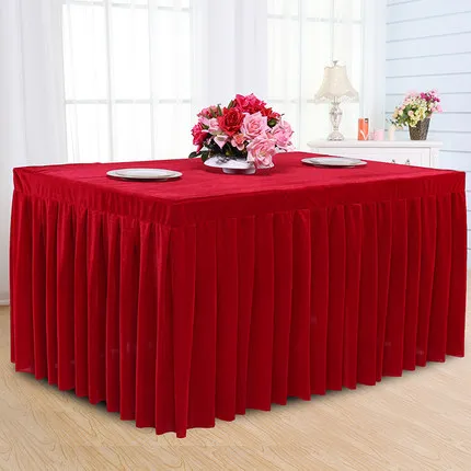 Скатерть для конференций бархатная скатерть стола стола table skirting cover coverscover table