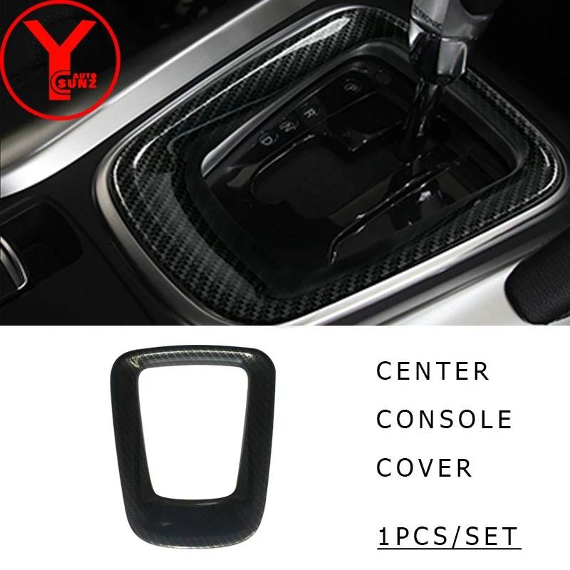 ABS углеродная центральная консоль крышка делюкс версия для Renault Kadjar Dynamique 2015 2016 2017
