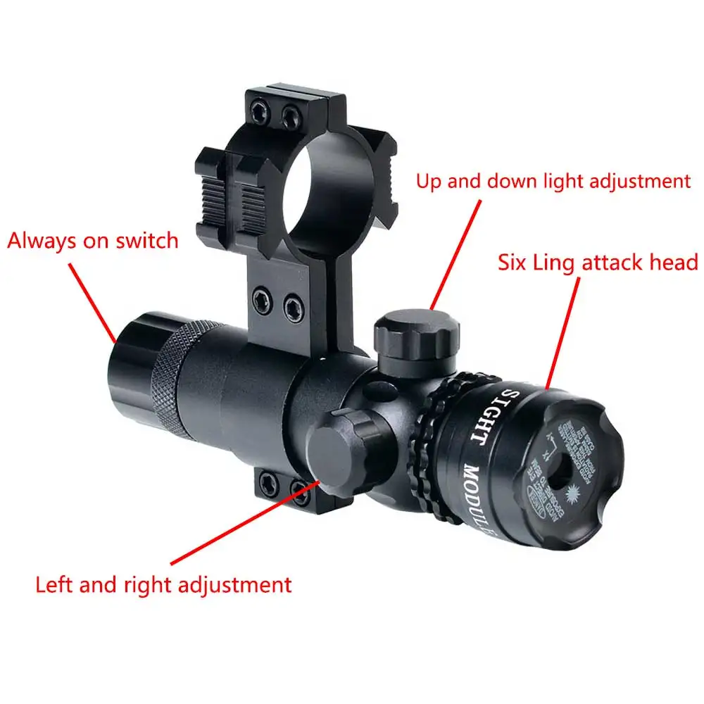 Тактическое лазерное крепление зеленый красный точечный лазерный прицел винтовка пистолет охотничий прицел 20 мм Airsoftsport рельсы и баррель давление переключатель крепление