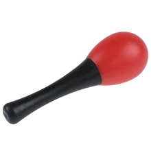 2 пластиковые погремушки maraca шейкер ударные Детские музыкальные игрушки песочный молоток