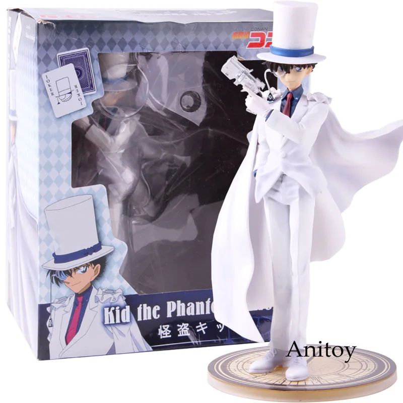 

Anime Detective Conan Kaitou Kiddo Kaitou Kid The Phantom Thief Complete Figure Case Closed Collectible Model Toy