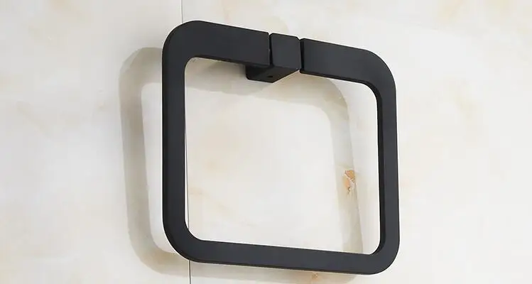 Vidric простое хромированное квадратное кольцо для полотенец из нержавеющей стали для ванной комнаты Держатель для полотенца аксессуары для ванной комнаты