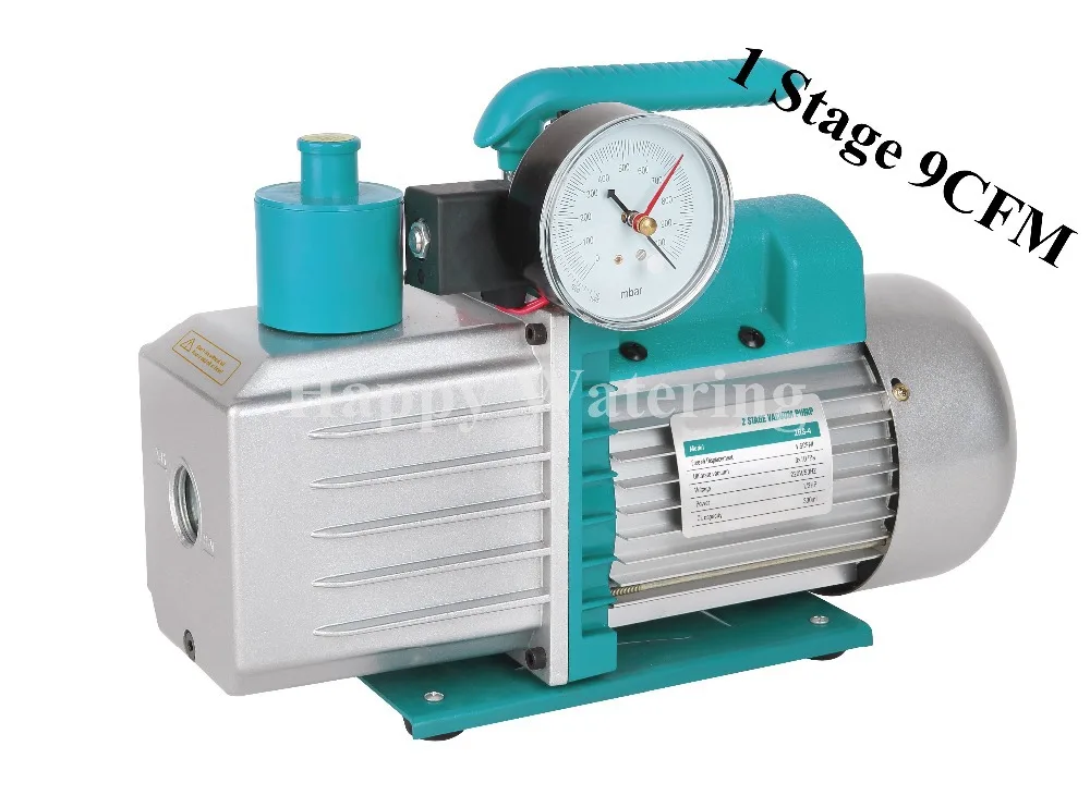 Single Stage 9CFM 3/4HP Rotary Vane Vacuum Pump Price Refrigerator