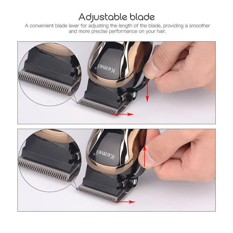 Kemei Hair Clipper Shaver Beard Trimmer Men Rechargeable Razor Hair Trimmer Electric Cutter Hair Cutting Machine Clipper Men Kemei Hair Clipper Shaver Beard Trimmer Men Rechargeable Razor Hair Trimmer Electric Cutter Hair Cutting Machine Clipper Men