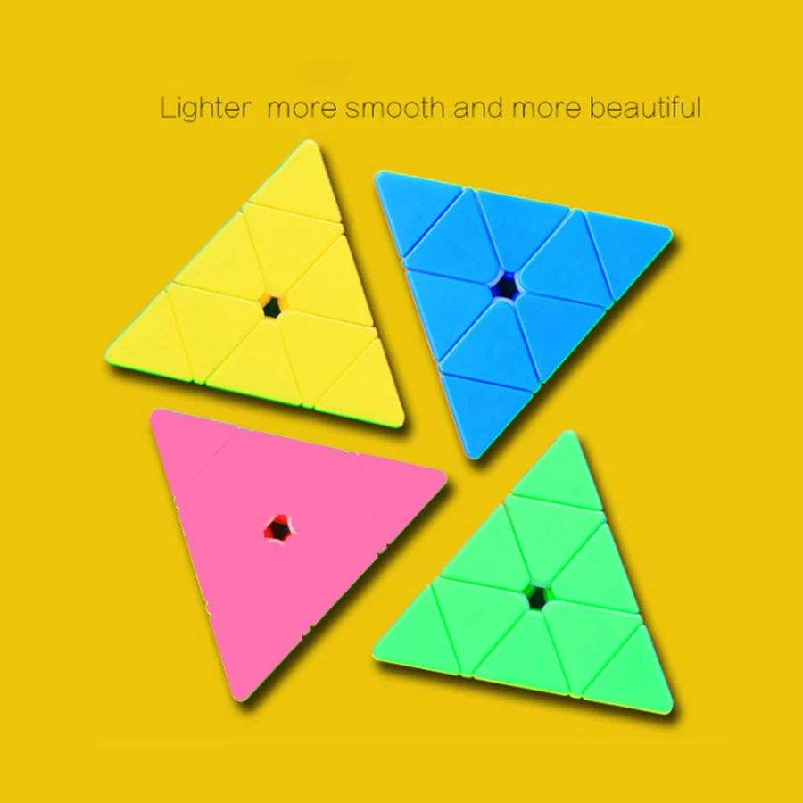 Пирамида куб Tetrahedron магический 3x3 Красочный обучающий скоростной головоломка