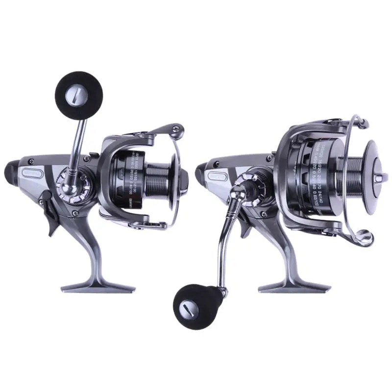 

New Saltwater 10+1 BB Drag Power Carp Spinning Fishing Reel with Extra Spool Aluminum Spool Folding Arm Spinning Reel Promotion