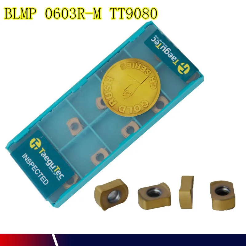 

80PCS taegutec milling cutter insert BLMP 0603R-M TT9080 CNC brand carbide inserts