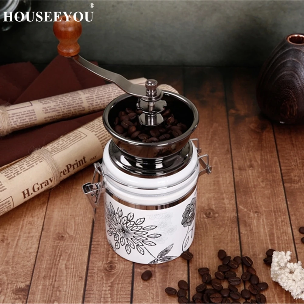 

Manual Coffee Grinder Ceramic Core Coffee Hand Mill Coffeeware Coffee Beans Pepper Spice Grinder Ceramics Grinder Machine