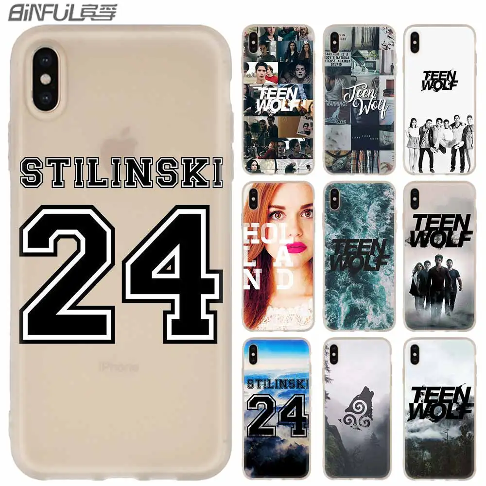 Stilinski 24 Teen Wolf Silicone Soft Cover Case FOR iPhone 13 11 12 Pro X XS Max XR 8 7 6 Plus SE Coque 2020 | Мобильные телефоны и