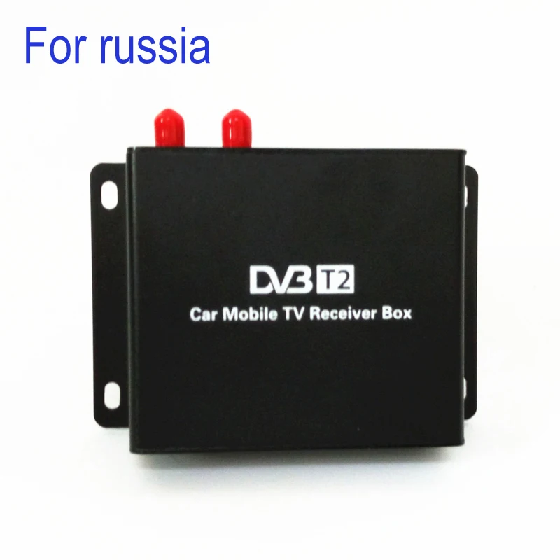 160-190 км/ч DVB T2 автомобильный тв-тюнер MPEG4 SD/HD 1080P DVB-T2 цифровой ТВ-приемник для России