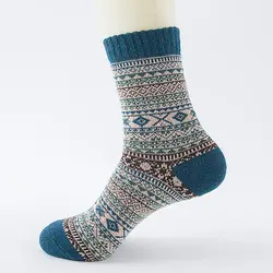 1 пара Повседневное Для мужчин s Мягкие толстые теплые носки кролик шерсть теплые носки для зимы Для мужчин ретро Стиль Красочные мужские