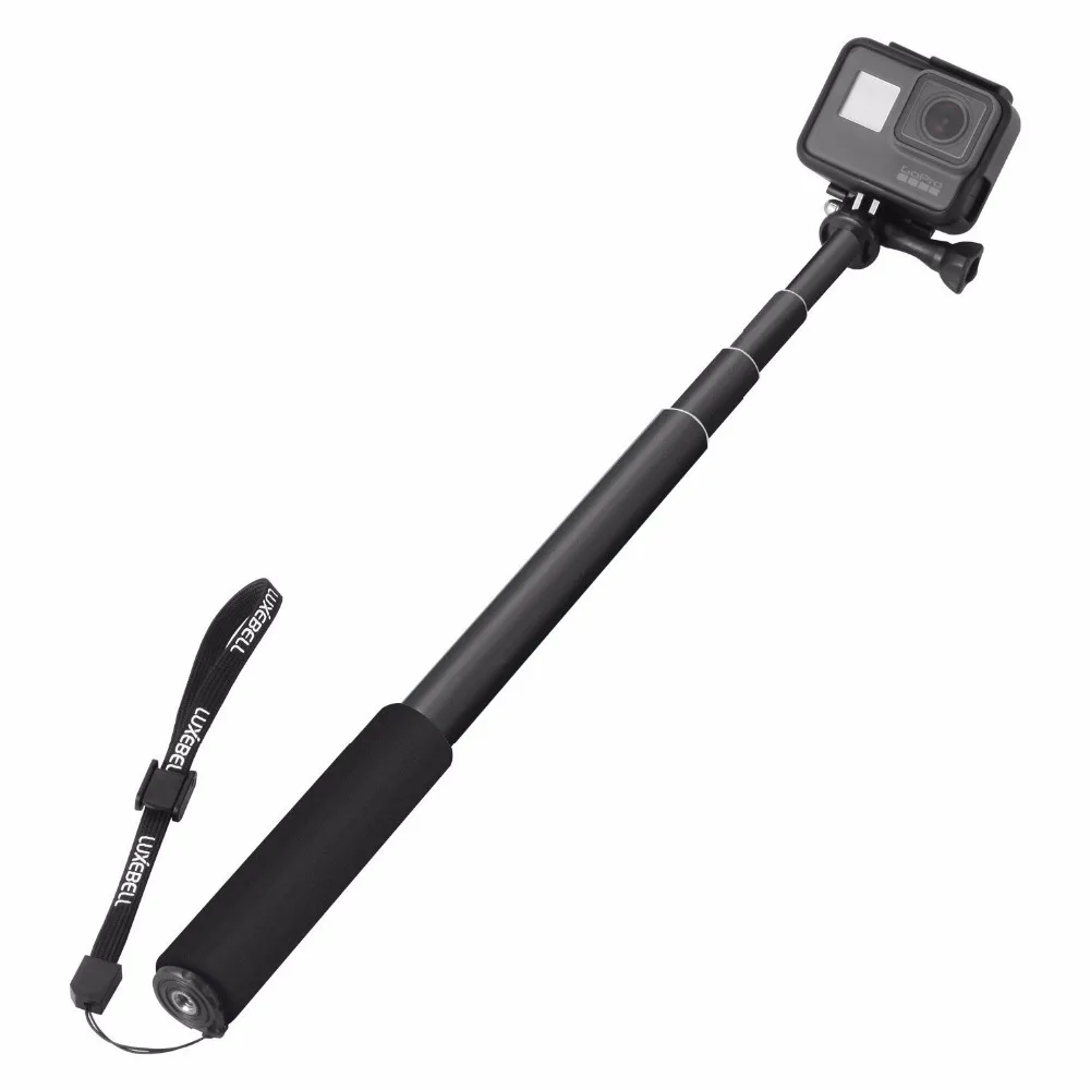 

Aluminum Extendable Selfie Stick Monopod For Gopro Hero 7 6 5 4 3+ Session Xiaoyi Xiaomi Yi 1 2 4K Lite SJcam Accessories F3543