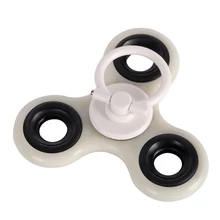 2017 New LED Light Mini Hand Spinner Hand Metal With Ring EDC Finger Spinners Anti Stress Funny Toys For Kids Toys