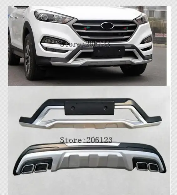 Для hyundai Tucson передние и задние защитные планки передние и задние объемные планки Передний Задний бампер модификация