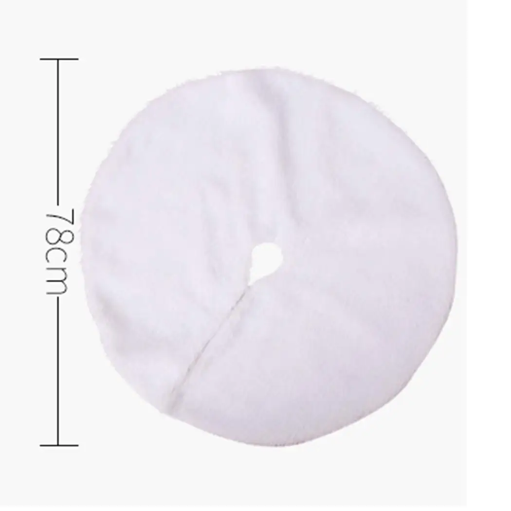 

Soft Christmas Tree Skirt Christmas Tree Decoration Home As Picture Decoration