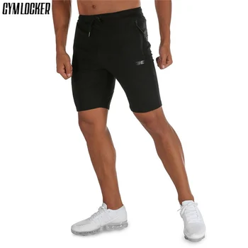 

GYMLOCKER brand Summer New Casual Shorts Men Slim 5 color solid man shorts High Quality breathable Jogger sweatpants shorts mens