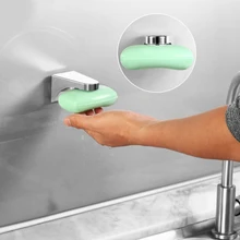 Soap-Holder Lavatory OUNONA Free-Rustproof-Sponge-Holder Magnetic Bathroom Home for 1PC