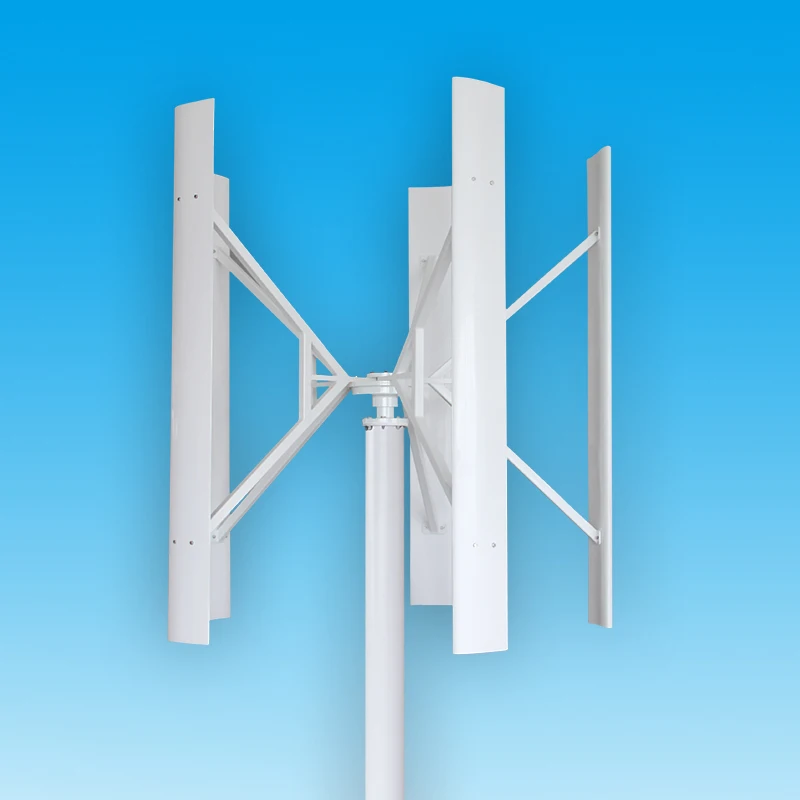 DC12V/24V 100W/200W/300W H-shaped Vertical Axis Wind Turbine Maglev Generator Clean Energy Outdoor Power Generation Facility DC12V/24V 100W/200W/300W H-shaped Vertical Axis Wind Turbine Maglev Generator Clean Energy Outdoor Power Generation Facility
