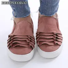 Летняя новая парусиновая обувь, обувь без застежки, Корейская версия, модная, кружевная, обувь, большая обувь