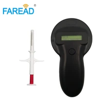 x20pcs 1,4x8 мм RFID ветеринар чип шприц+ x1pc 134,2 кГц FDX-B Pet ID Портативный USB RFID ухо тег животного микрочип reader