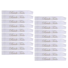 Упаковка из 20/комплект надпись «Bride Tribe» ленты, свадебные ленты девичник украшения для девичника 78 x каблук 10 см
