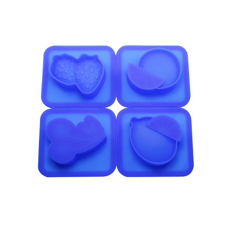 

Soap Silicone Mold Fruit Shape 4-Cavity Chocolate Candy Mould Handmade Cake Decorating Tools