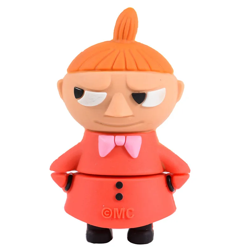Little My SHANDIAN накопитель 64 GB 32 GB 16 GB 8 GB 4 GB мультфильм долина Мумми-троллей memory stick u диска Прекрасный маленький мой/Snufkin карту флэш-памяти с интерфейсом usb - Цвет: Little My