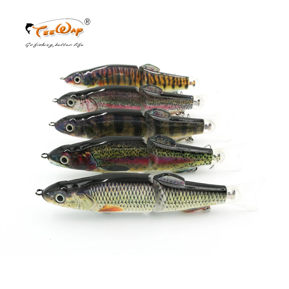 

Fishing Wobblers 2 Segements Lifelike Pike Muskie 19cm 60g Isca Artificial Fishing Lures Hard Bait Fishing Accessory D2J02
