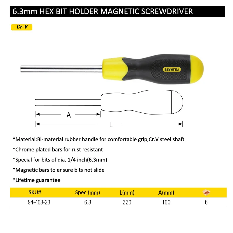 Multifunctional Bit Holder Screwdriver Mini Short Driver Socket Non-slip Handle