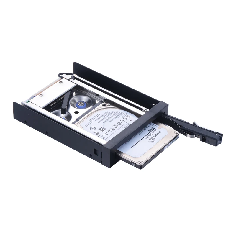  25 discos duros SATA de una sola bahía de intercambio caliente estante móvil floppy bay hdd 25 ssd 
