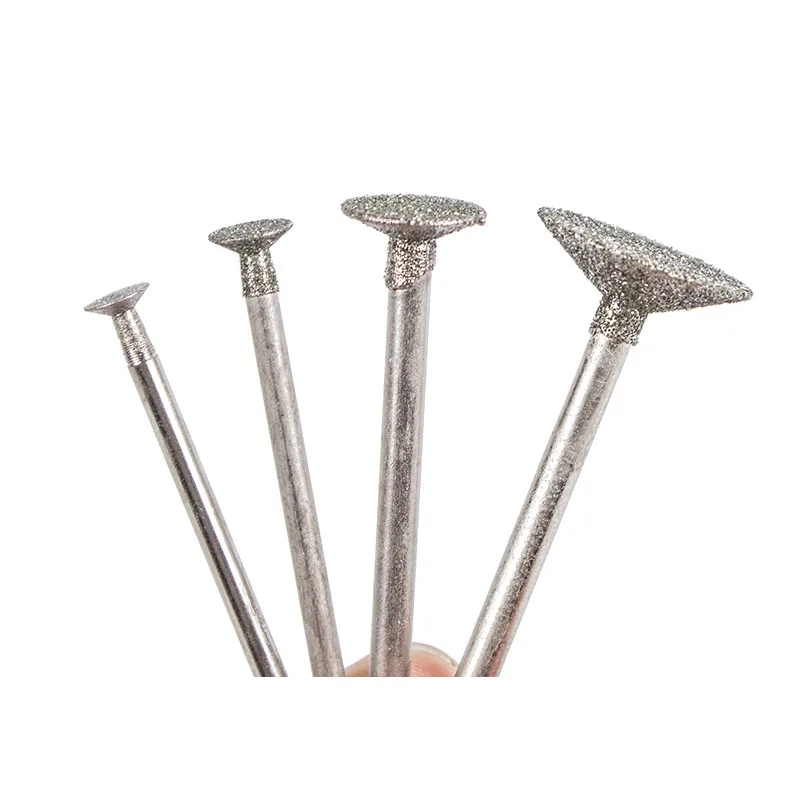 20 pcs Amber jade stone carving tools Diamond pen polishing Wheel