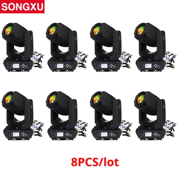 

SONGXU 8pcs/lot 2018 Newest 200W LED Moving Head Beam Spot Moving Party Light DJ stage light for night club/SX-MH200A