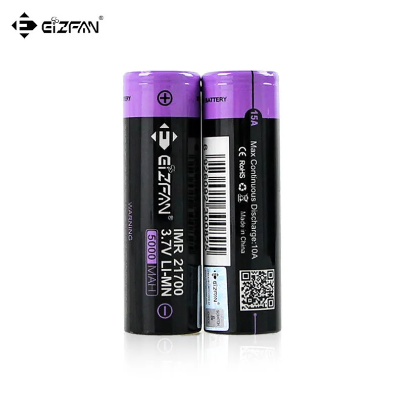 EIZFAN 21700 батарея 5000 мАч 15A для Joyetech ESPION Solo Vaporesso Armour Pro Geekvape Blade Eleaf iStick Pico S Mod