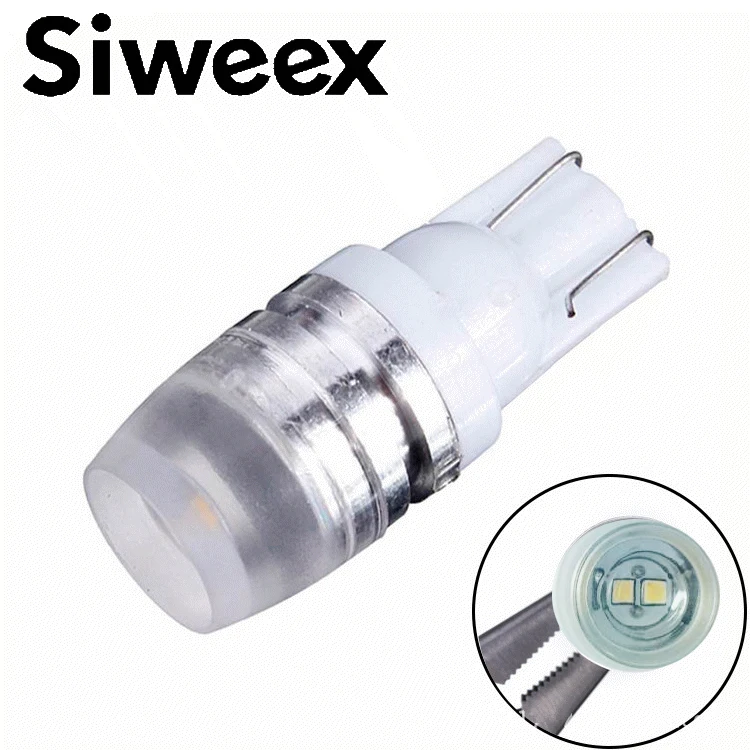 

Super Bright 2pcs T10 2323 SMD High Power White 194 168 2825 W5W License Plate Lights Car Lamp DC 12V