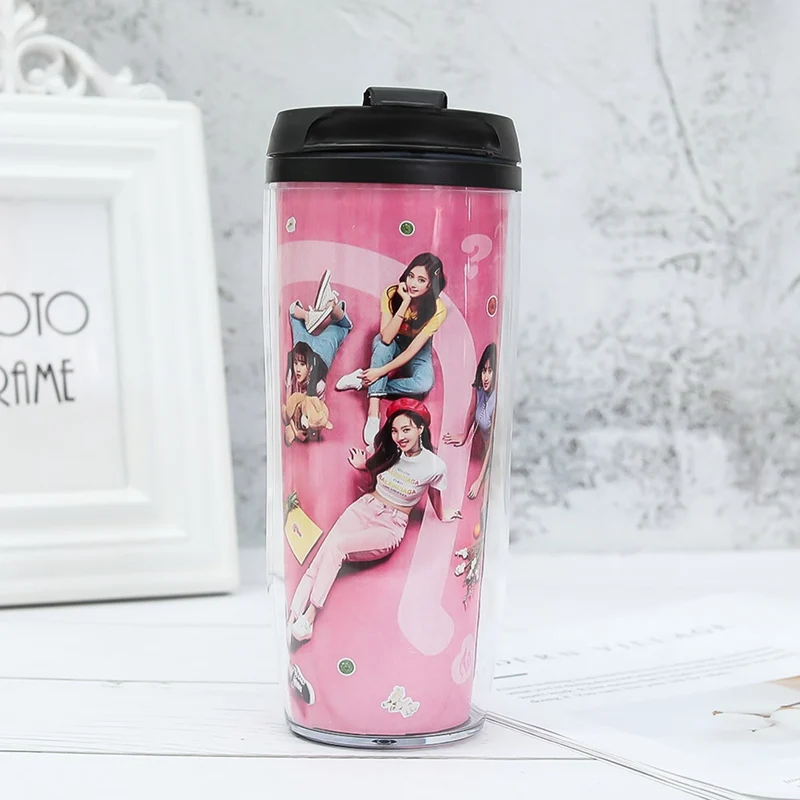 Kpop альбом What is Love изогнутая 2 слойная Бутылка Для Воды Путешествий Походов