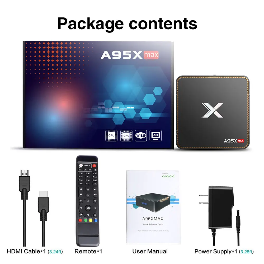 Smart tv Box A95X MAX X2 домашний медиаплеер 2,4G/5 GHz двойной Wifi Box 4K HDR Android 8,1 телеприставка поддержка записи видео