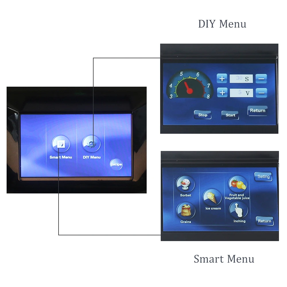 ITOP коммерческий Touchpads блендер для смузи 1.5л соковыжималка для овощей и фруктов мороженое производитель зерновые орехи блендер миксеры