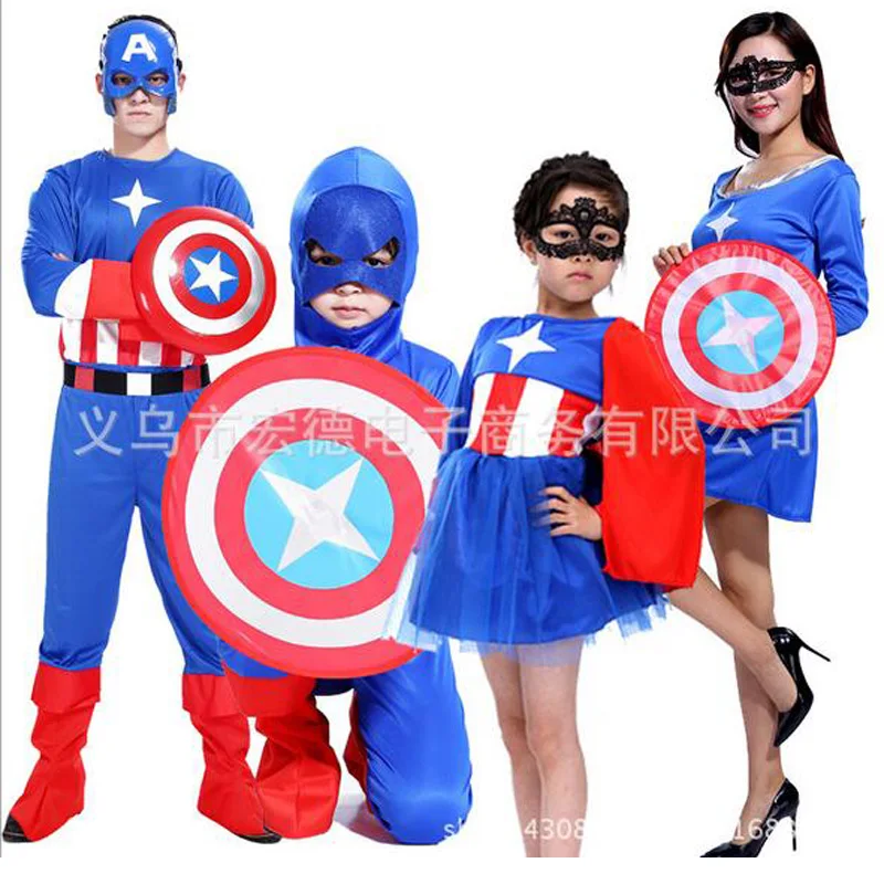 Halloween Costumes Children Kids clothes Superhero Captain America Costume Cosplay Long Sleeve boys girls Clothing Set kids boys pilot costume cosplay halloween set for children fantasia disfraces game uniforms boys military air force jumpsuit