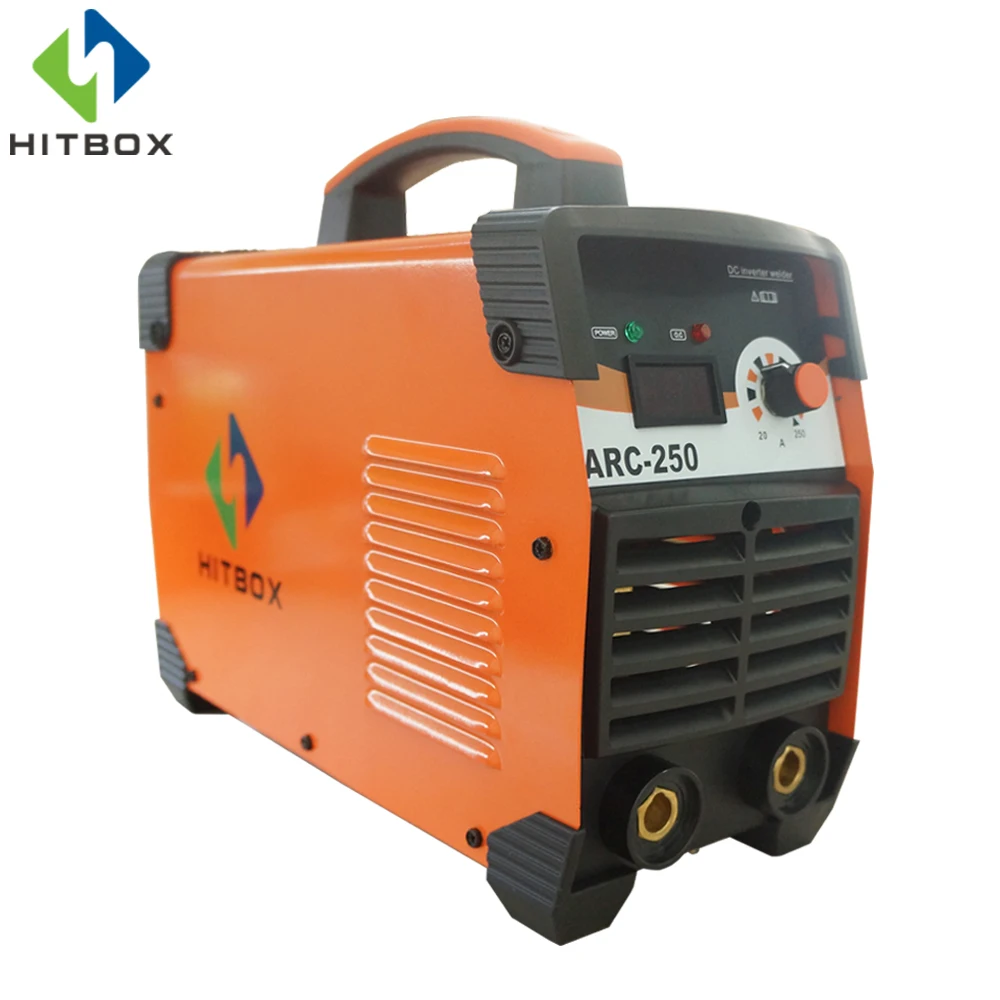 

HITBOX Arc Welder Inverter ARC250 With Electrode Holder And Earth Clamp Portable MMA Welding Machine For Home And Factory Use