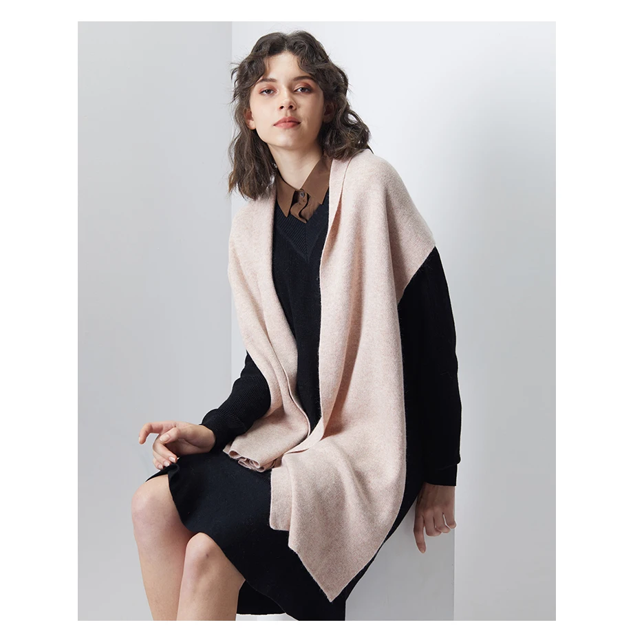 Women Scarf Wool Knitting Warm Scarves Winter Long Shawl Cashmere Autumn 2018 New Brand Solid Thicken Shawl Cachecol For Female (9)