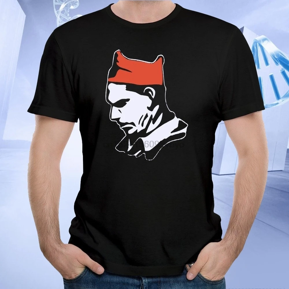 

Men's Buenaventura Durruti Black T-shirt Cotton Short Sleeves Printes Shirt