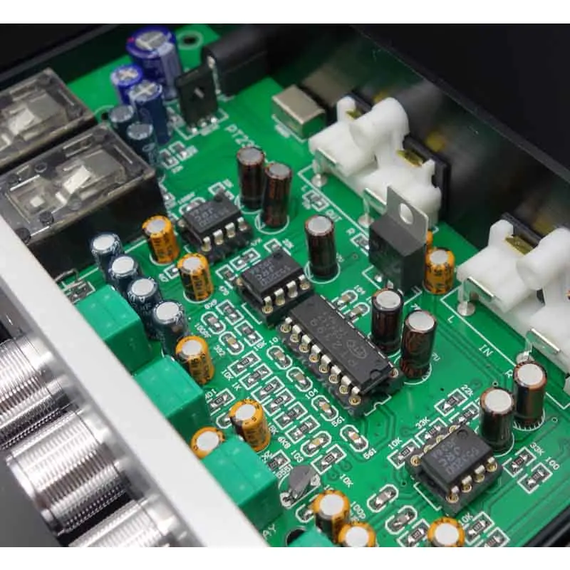 KYYSLB домашний аудио op amp NE5532 предусилитель OF1 TP2399 HD цифровой усилитель караоке доска предварительный уровень с микрофоном вход