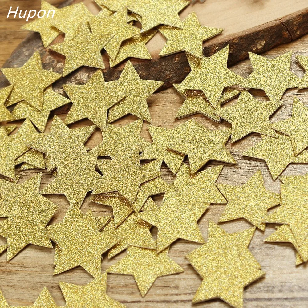 100Pcs 3cm Star Confetti Sprinkles Metallic Gold Party Dots Crown Baby Shower Wedding Engagement Decorations | Дом и сад