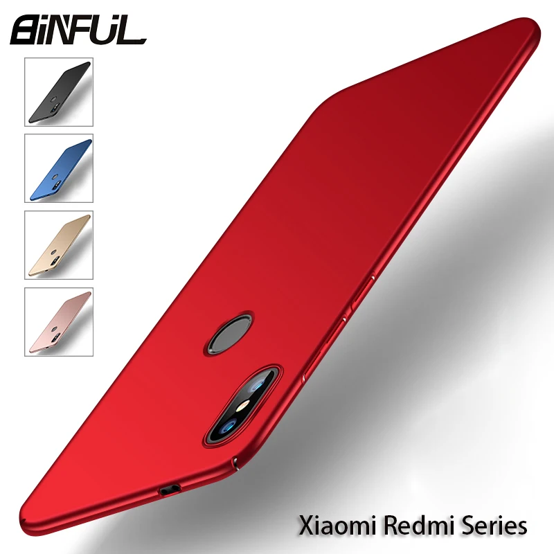 

Xiaomi Redmi 5 Plus Case Cover Business Hard PC Back Cover For Redmi Note 6 5 A Plus Pro 6A Mi A1 A2 Lite S2 Case Phone Coque