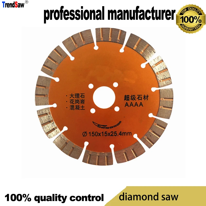 Алмазный режущие диски для каменный цемент мрамор и очки резка 150 мм 25,4 отверстие экспорт в Японии
