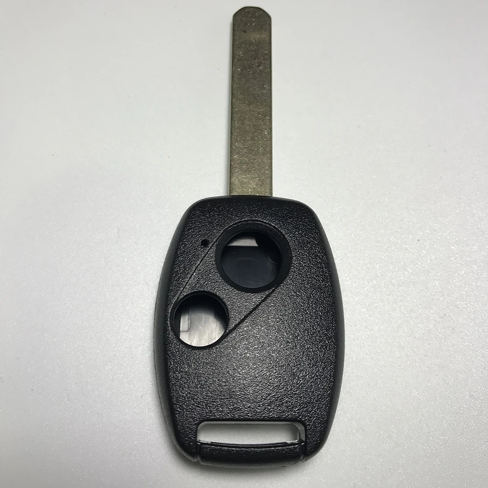 

Replacement Remote Key Shell For Honda Accord CRV Fit Civic Pilot Odyssey Fob Key Case 2 Button With Sticker and Uncut Blade