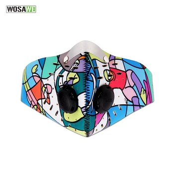 

WOSAWE Anti-pollution City Cycling Face Mask Mouth-Muffle Dust Mask Bicycle Sports Protect Moto Cycling Masks Cover Protective